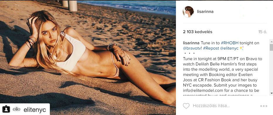 Ruhátlan képek az 53 éves Lisa Rinnáról és a lányáról