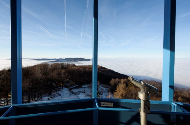 Ilyen a Mátra a Galya-tetői kilátóból