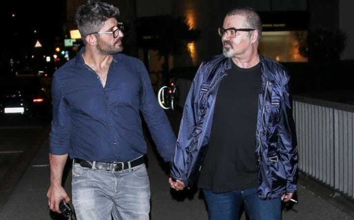 George Michael és a párja, Fadi Fawaz