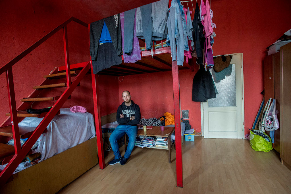 Róbert, évekkel azután, hogy elköltöztek a Dzsumbujból Fotó: Hajdú D. András