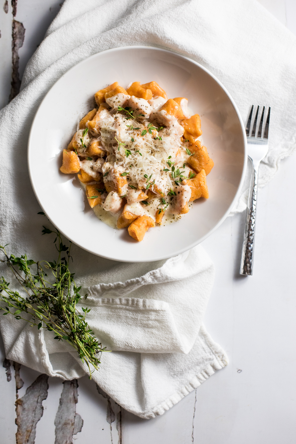 Házi gnocchi édesburgonyából