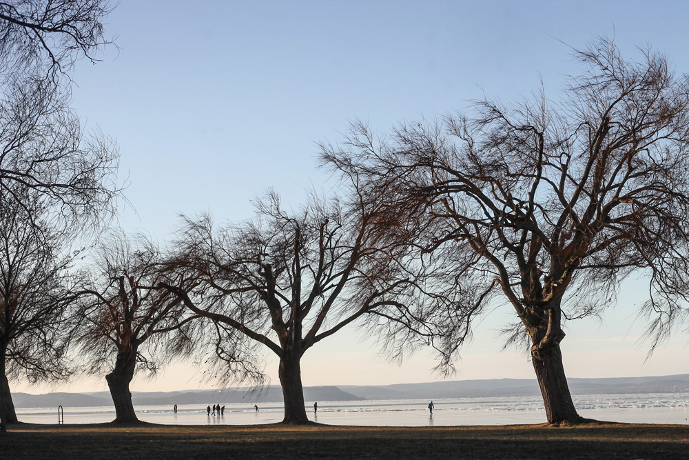 Befagyott Balaton