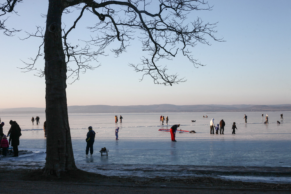 Befagyott Balaton