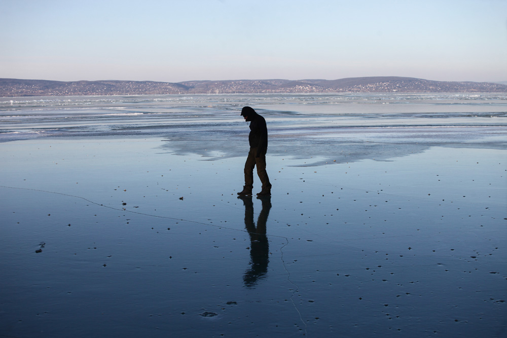 Befagyott Balaton