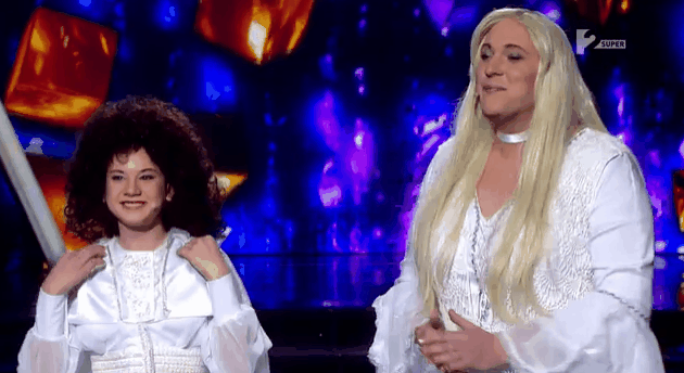 Feke Pál méretes tehenészlányként tarolt a Sztárban sztár+1 kicsiben