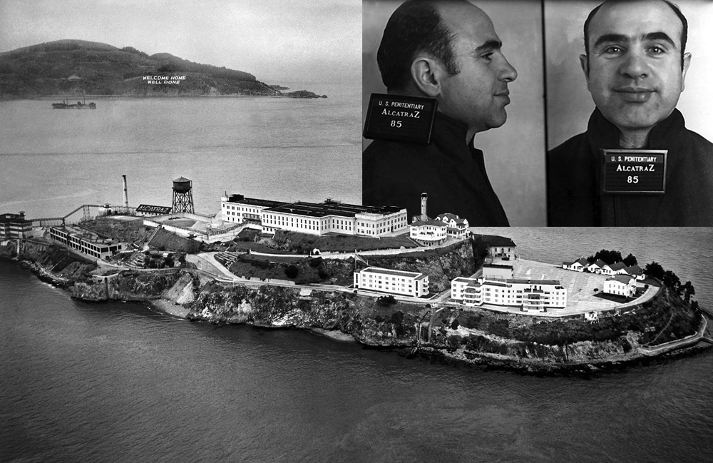 Al Capone az Alcatraz fotóján, 1934. augusztus 22-én. (Fotó: Donaldson Collection/Michael Ochs Archives/Getty Images)
