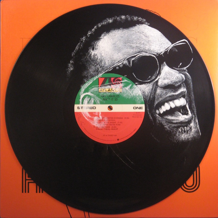 Hanglemezre festette a híres zenészek portéit