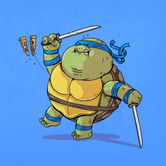 Ilyenek lennének a rajzfilmfigurák egy kis felesleggel - cuki rajzok