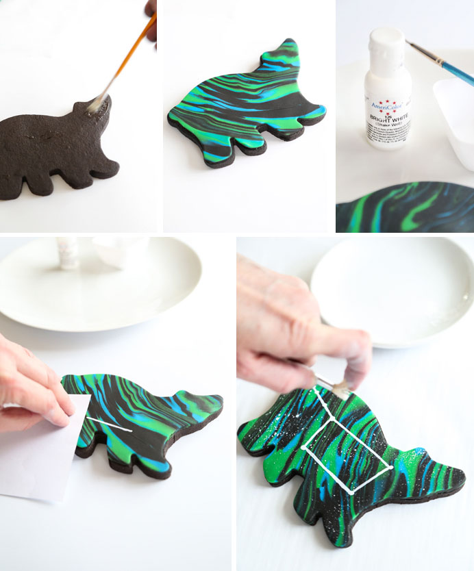 Állatos sütiken ragogynak a csillagképek