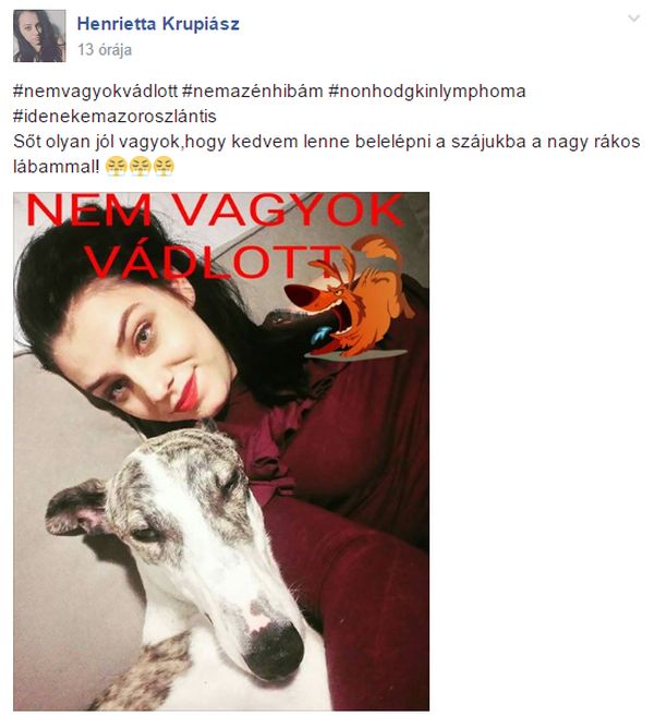 “Belelépnék a szájukba a nagy rákos lábammal