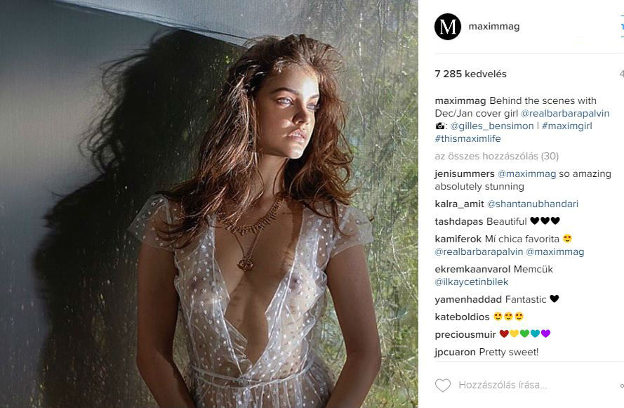 Félmeztelenül pózolt Palvin Barbara a férfimagazinnak - itt a videó! Félmeztelenül pózolt Palvin Barbara a férfimagazinnak - itt a videó!