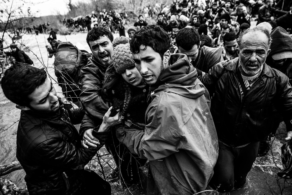 Képriport (sorozat) 1. díj: Balogh Zoltán (MTI/MTVA): Idomeni, a Balkán út utolsó napjai