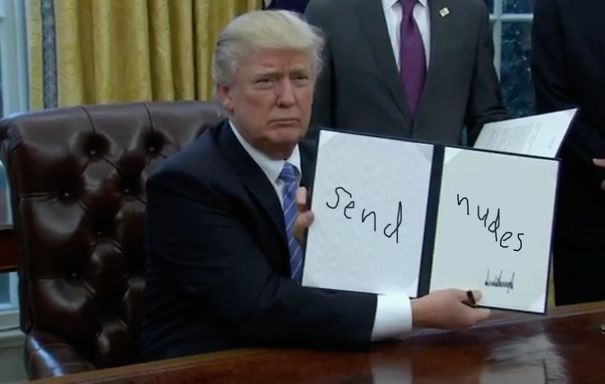 Trump Draws Trump Draws