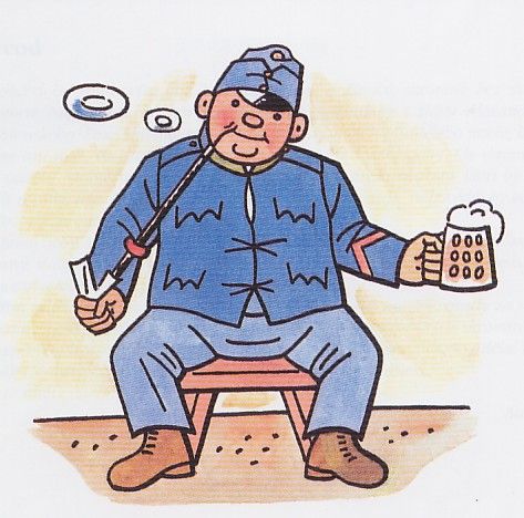 Josef Lada illusztrációja Svejkről