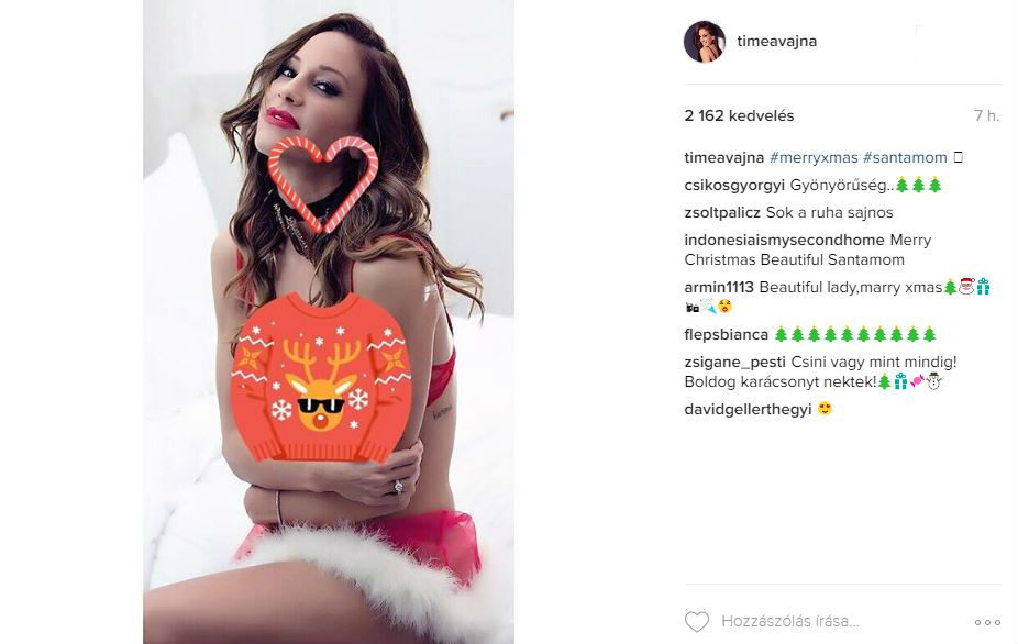 Vajna Tímea a nyuszis magazinban is szerepelhetne ebben a göncben