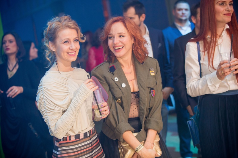 Balsai Mónika és Ónodi Eszter a 2016-os Comet-gálán