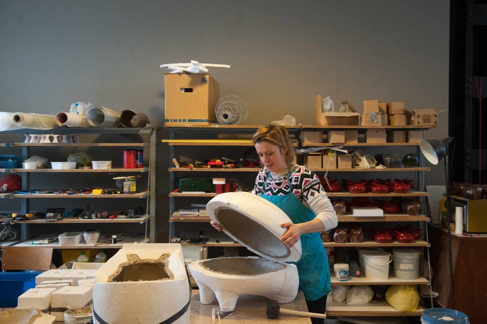 Szabó Edit kerámia művész műtermében jártunk Szabó Edit kerámia művész műtermében jártunk