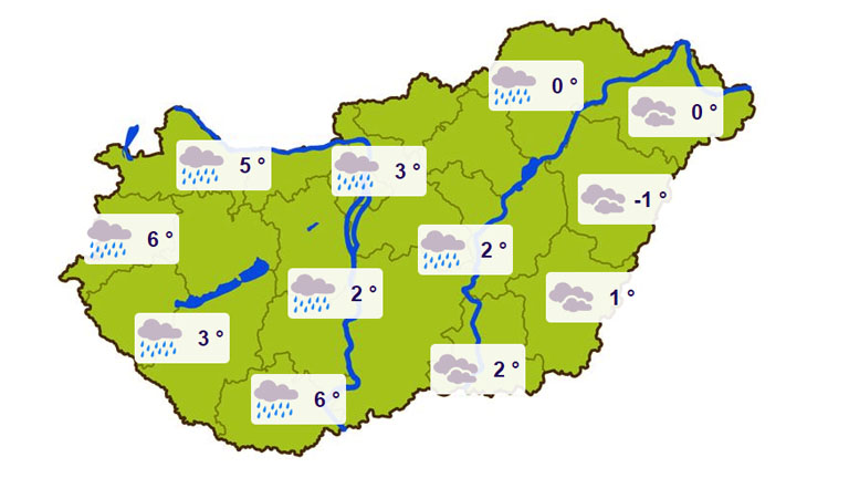 Hidegfronttal, esővel köszön be a hétvége