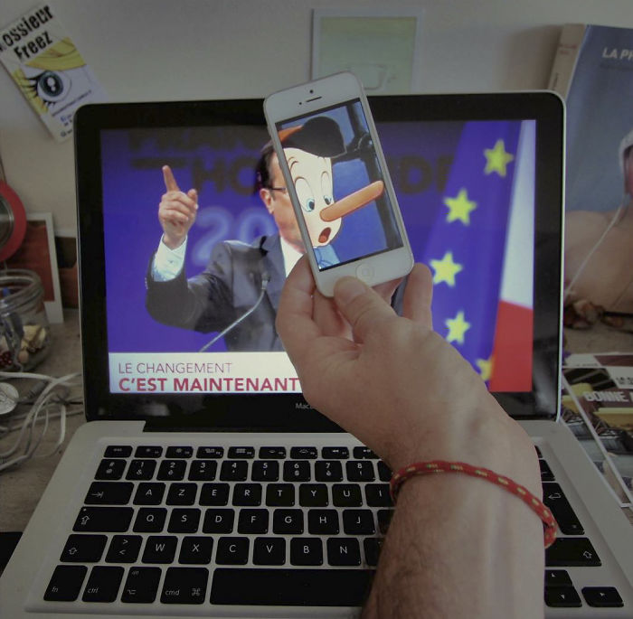 Valóságba montírozott rajzfilm-világ - mókás fotók Valóságba montírozott rajzfilm-világ - mókás fotók