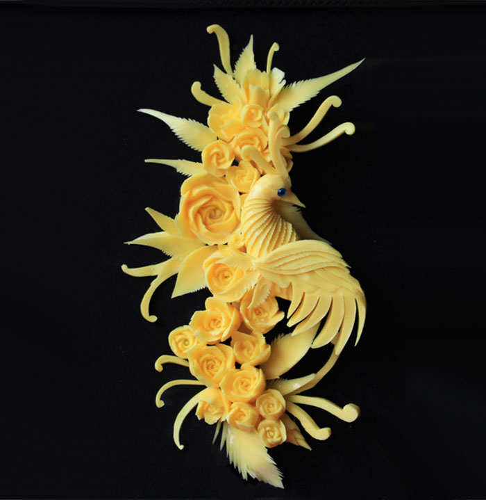 Barokkos szobrok szappanból faragva