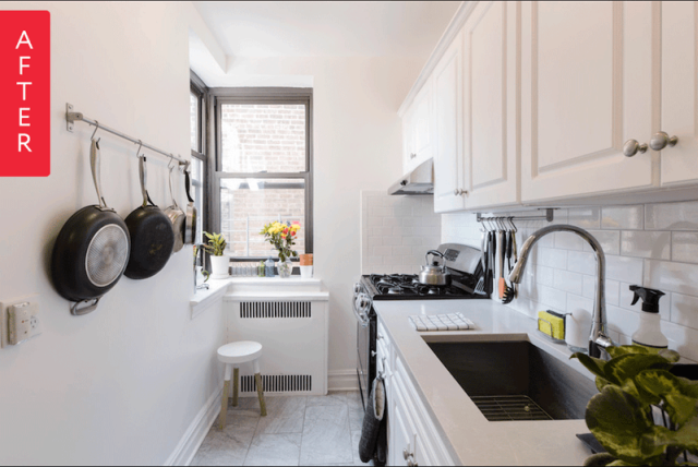 Apró trükkökkel hatalmasat változott ez a pici konyha