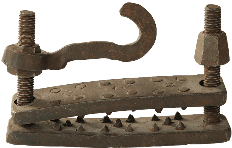 Középkori ujjszorító Amszterdamból (Fotó: www.torturemuseum.com)