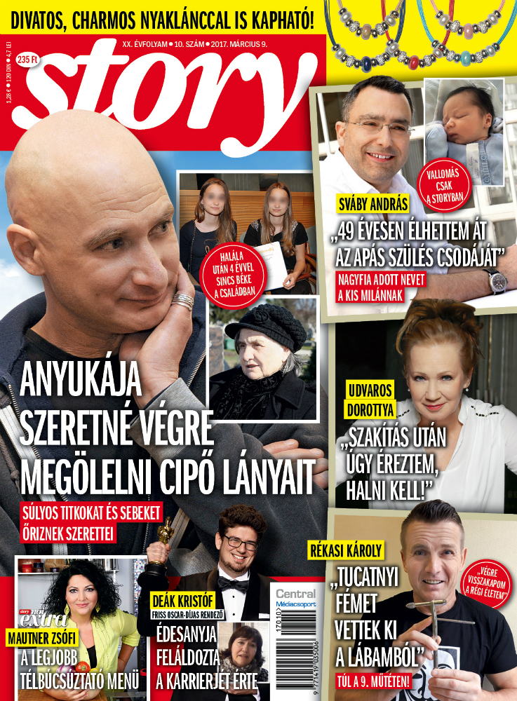 Sváby András megmutatta a kisfiát, Milánt Sváby András megmutatta a kisfiát, Milánt