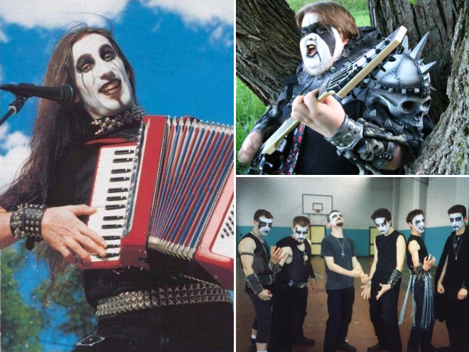 Szegecses bőr alsó és kereszt fülbevaló - van cikibb dolog, mint a glam rock?