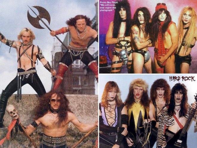 Szegecses bőr alsó és kereszt fülbevaló - van cikibb dolog, mint a glam rock?