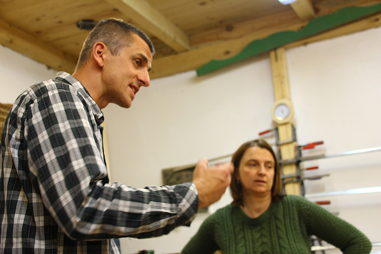 Gábor és felesége Viki