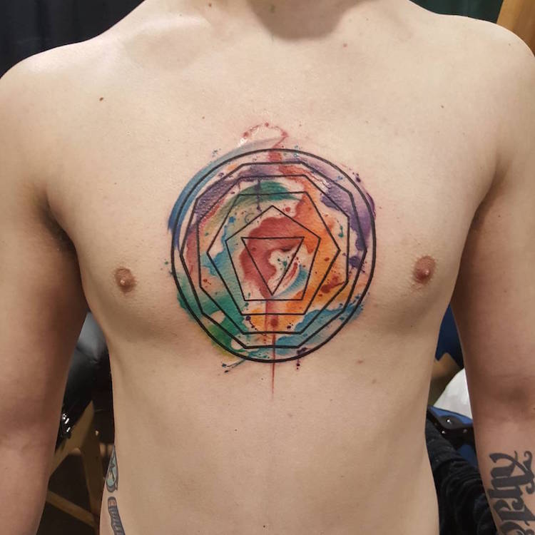 Gyönyörűszép vízfesték hatású tetoválások Gyönyörűszép vízfesték hatású tetoválások