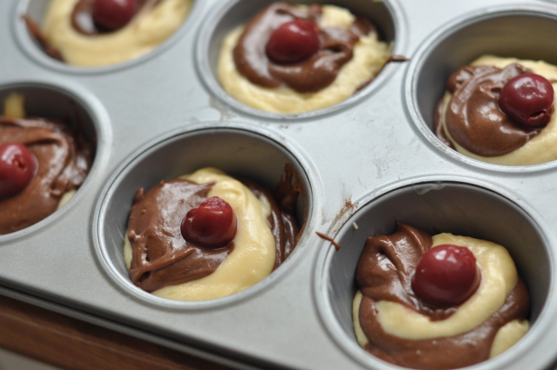 Duna hullám cupcake 