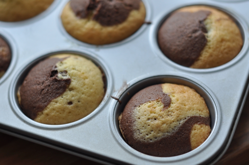 Duna hullám cupcake 