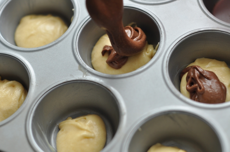 Duna hullám cupcake 