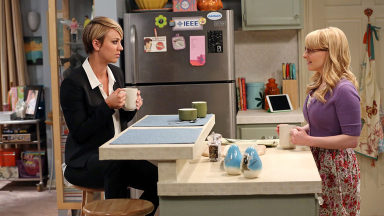 Képünk illusztráció (Penny állást keres az Agymenők c. sorozatban)