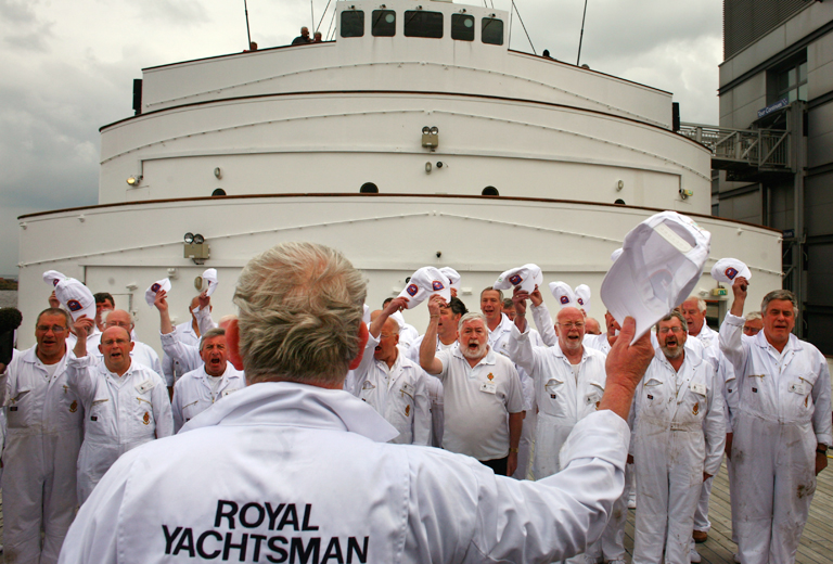 A Britannia legénysége (Fotó: Jeff J Mitchell/Getty Images)