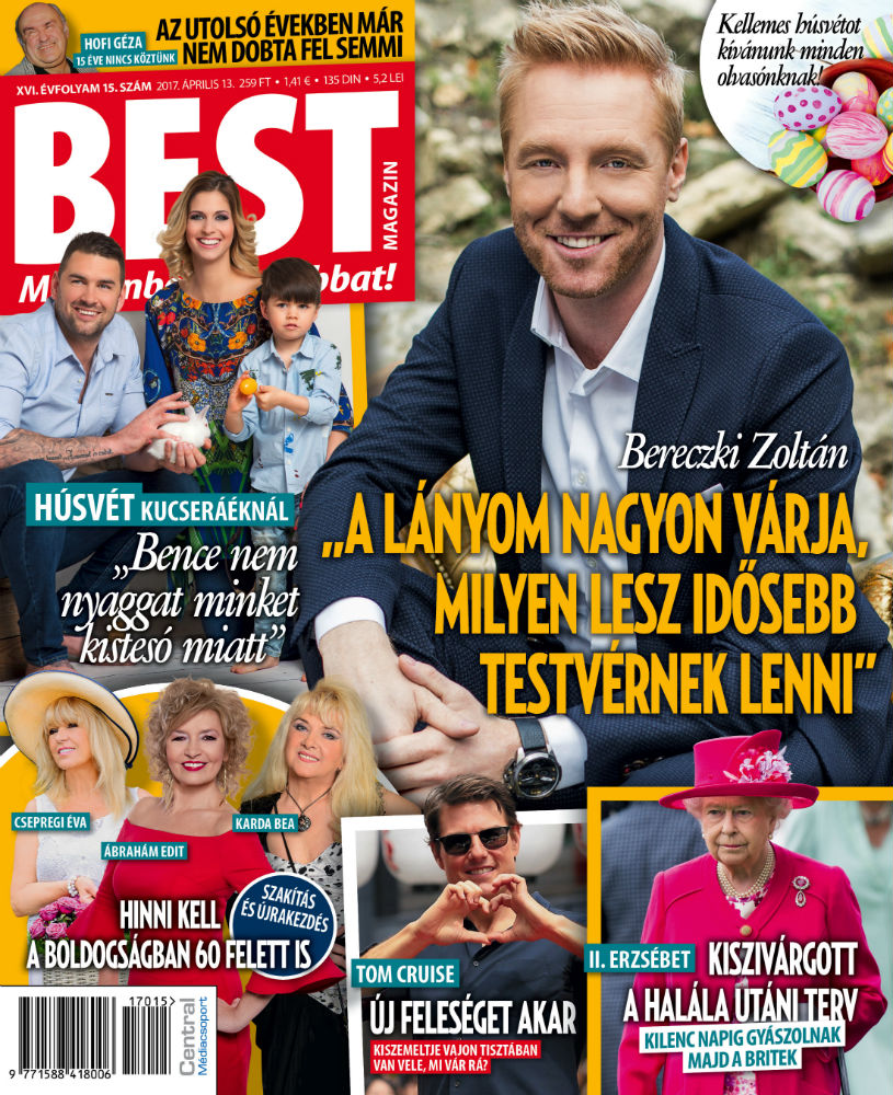 Bereczki Zoltán: a lányom várja már a testvérét