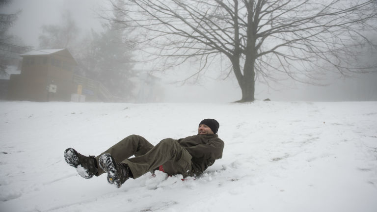 Áprilisban is ritkán látunk hóesést Áprilisban is ritkán látunk hóesést