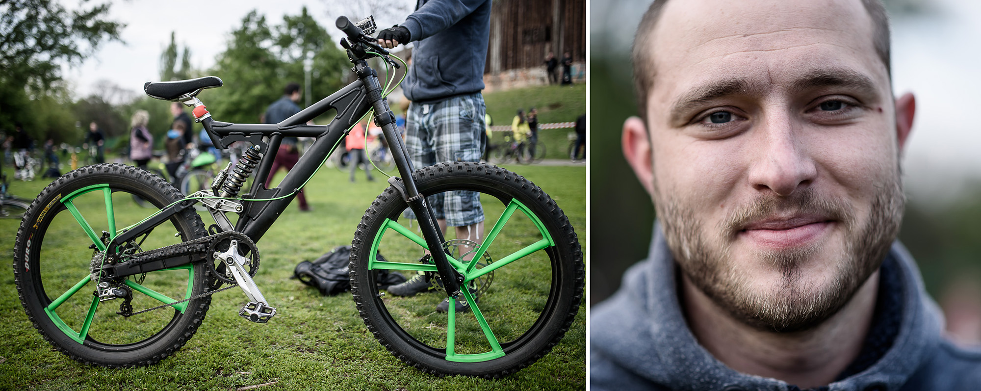 A biciklifüggők pont úgy hasonlítanak a bringájukra, mint a kutyások a kutyájukra A biciklifüggők pont úgy hasonlítanak a bringájukra, mint a kutyások a kutyájukra