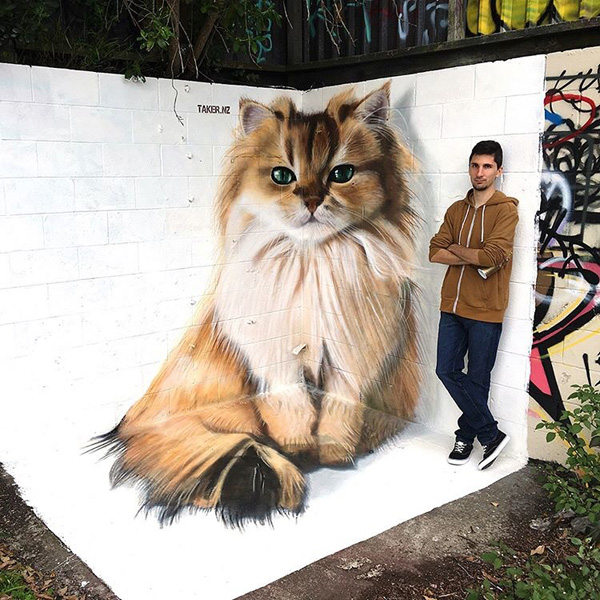 Fotó: TakerOne Photorealistic Graffiti