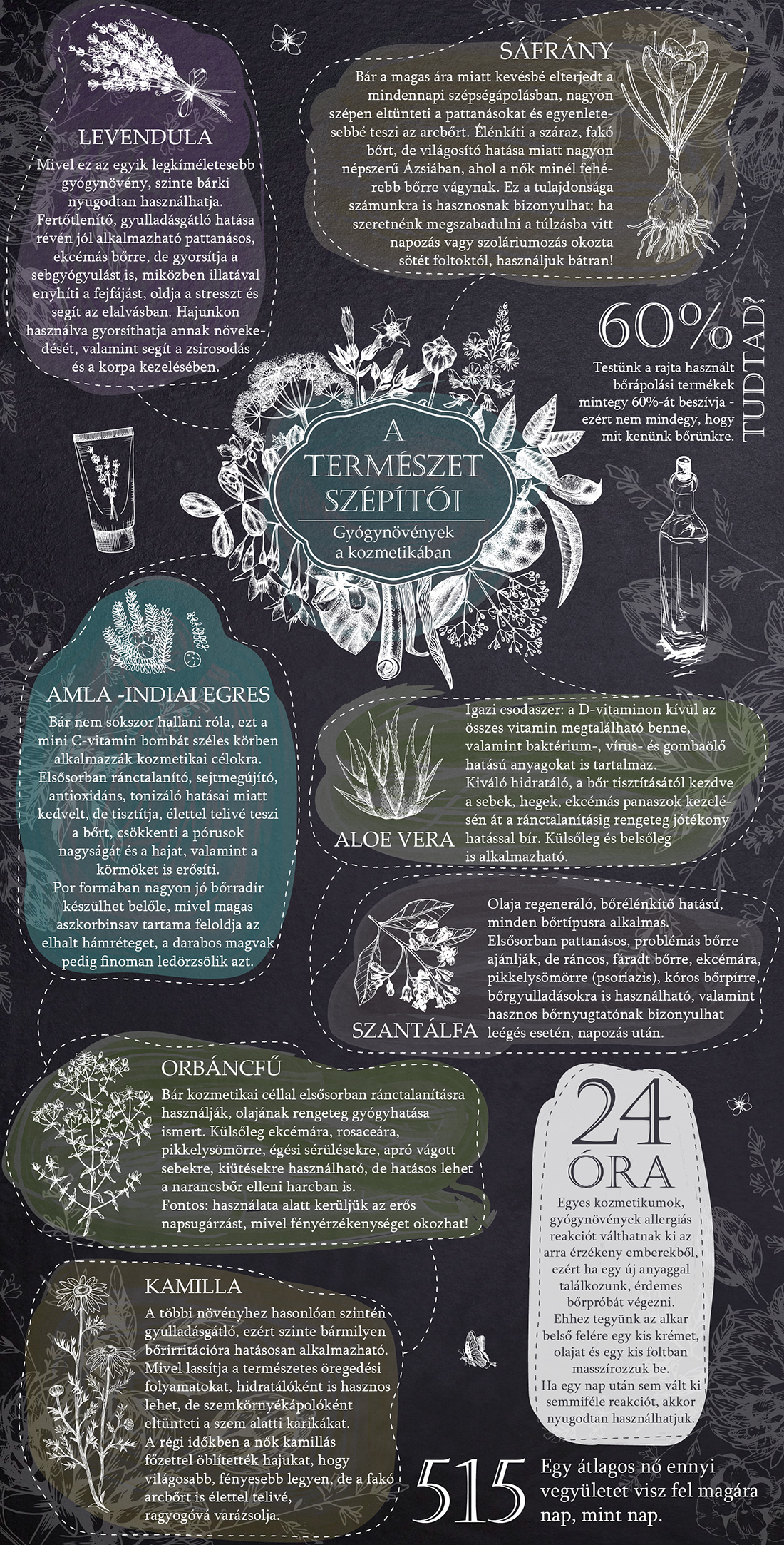 A természet szépítői - gyógynövények a kozmetikumokban