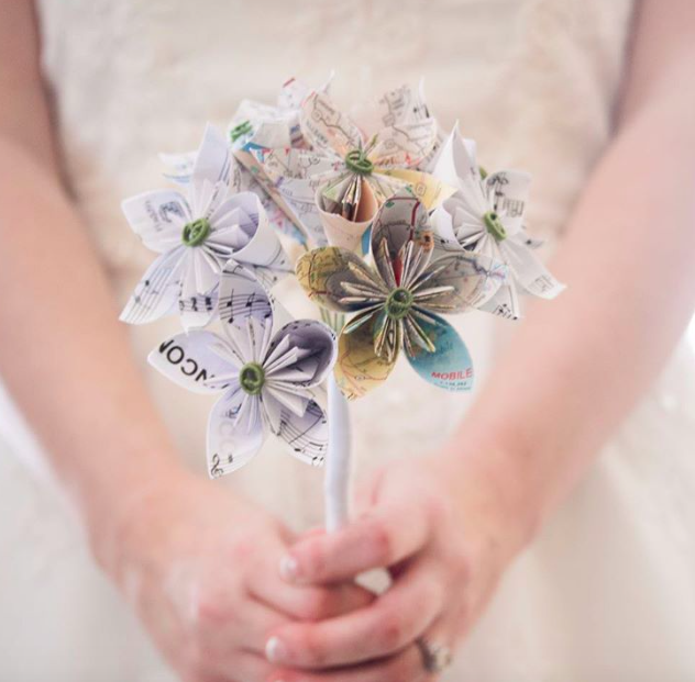 5 csodaszép esküvői csokor, ami nem virágból készült