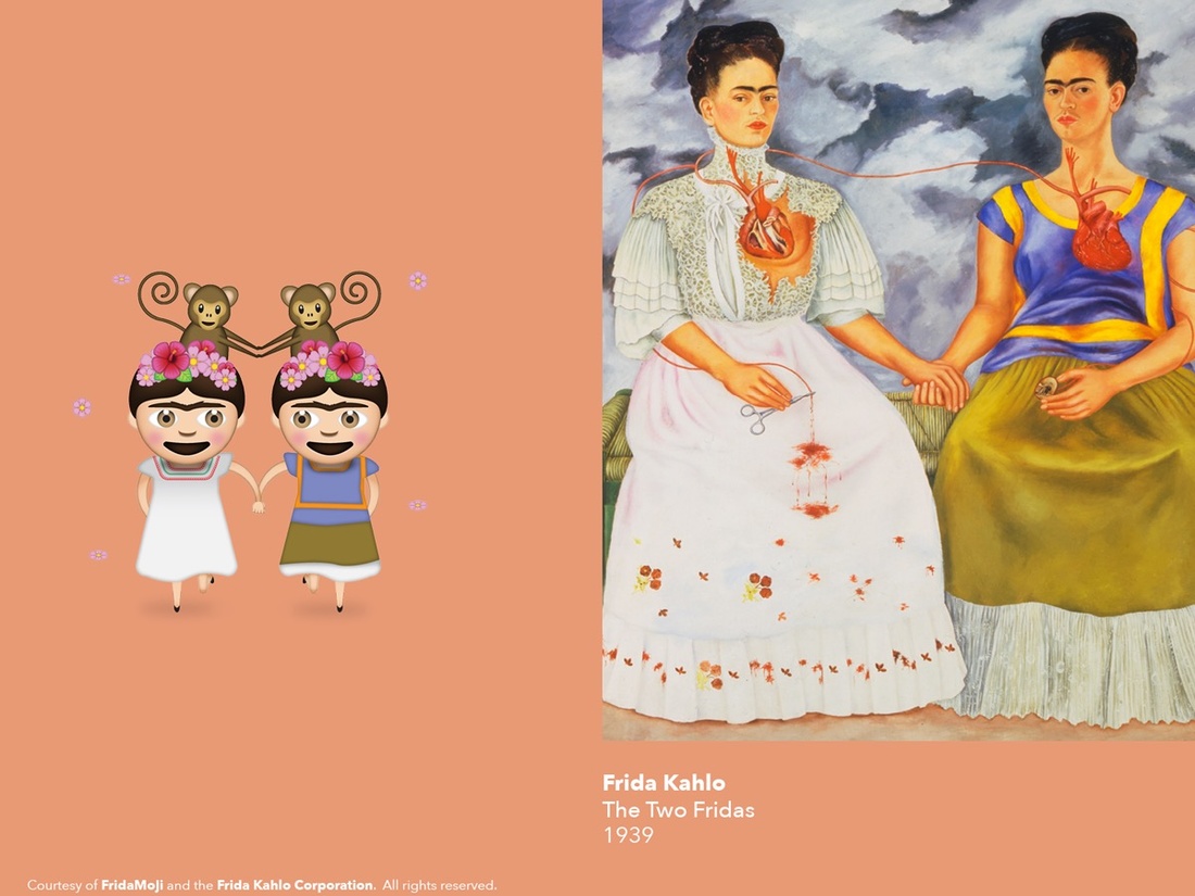 Emoji-kollekció lett a leghíresebb Frida Kahlo festményekből