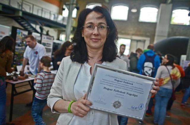 Magyari Enikő nyerte a Magyar Felfedező Nagydíjat 2017-ben