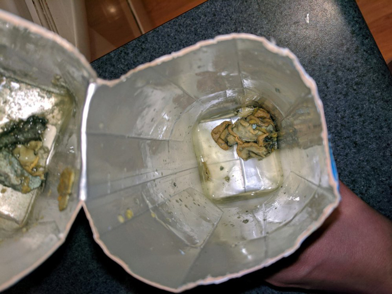 Undorító dolgot talált kedvenc italában a nő