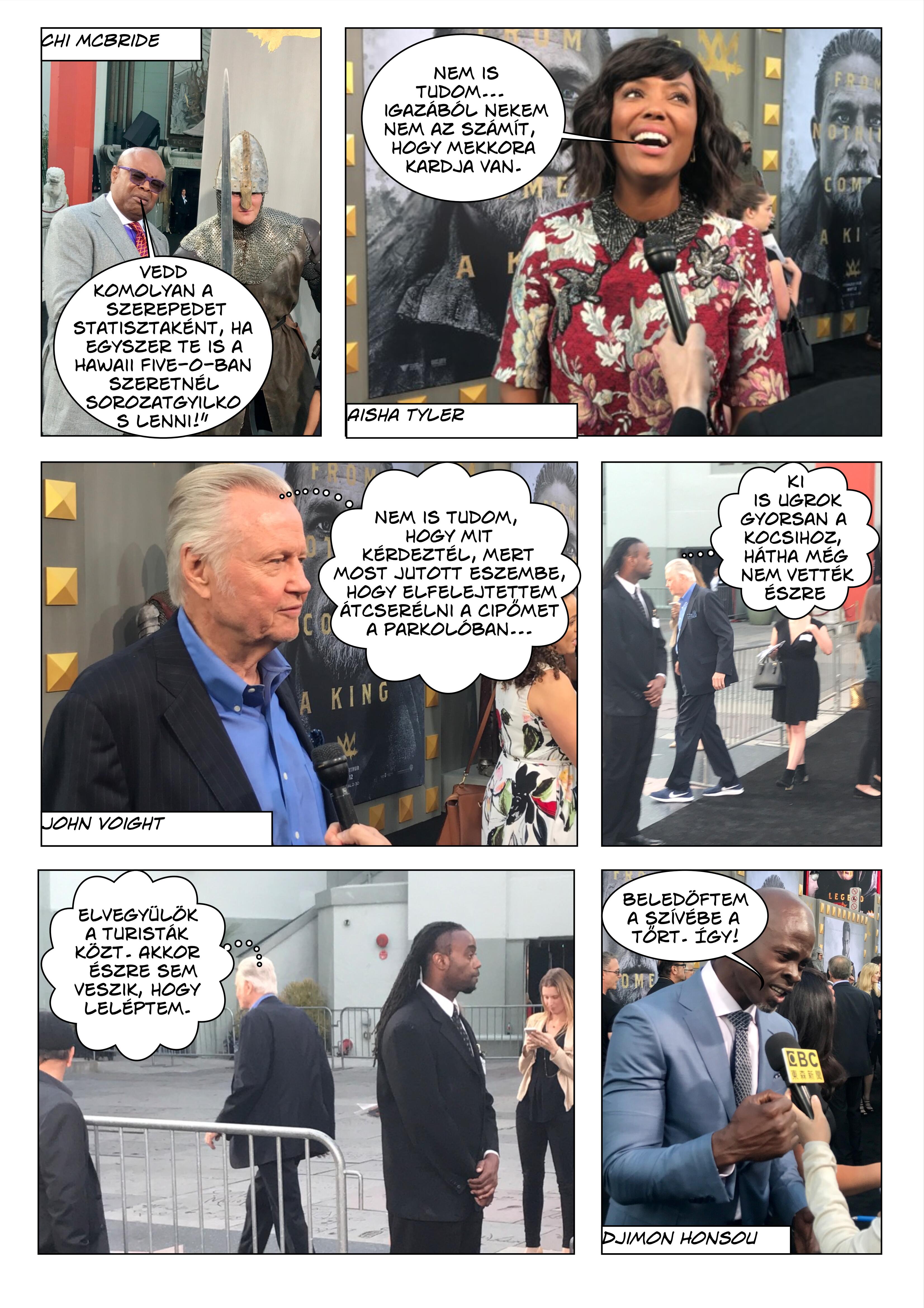 Így bakizott John Voight, az Artúr király vörös szőnyegén