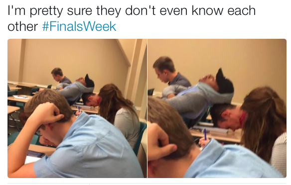 Így támogatják egymást a fáradt diákok a félév utolsó heteiben