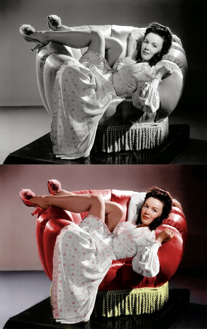 Kiszínezték Audrey Hepburn és Susan Sarandon ikonikus fekete-fehér fotóit