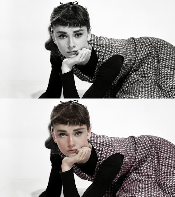 Kiszínezték Audrey Hepburn és Susan Sarandon ikonikus fekete-fehér fotóit