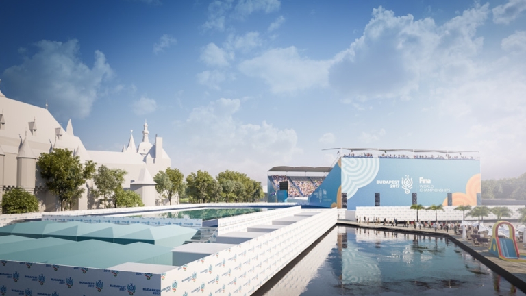 A szinkronúszás helyszíne. Forrás: FINA